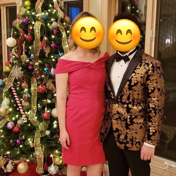 Gail Off the Shoulder Sheath Dress - Picture 2 of 2